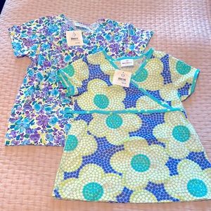 Hanna Andersson Girls Shirts Tops size 110 (girls 5) New NWT Polka Dots Flowers